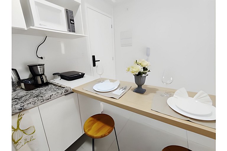 Bela vista, Estudio totalmente mobiliado