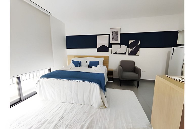 Bela vista, Estudio totalmente mobiliado