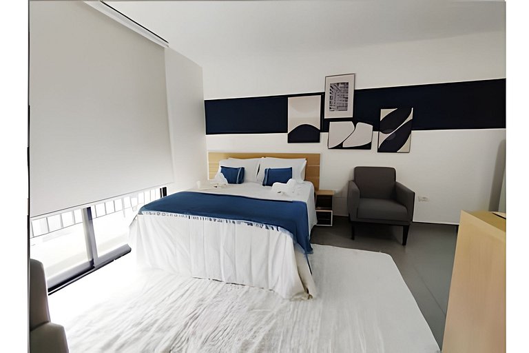 Bela vista, Estudio totalmente mobiliado