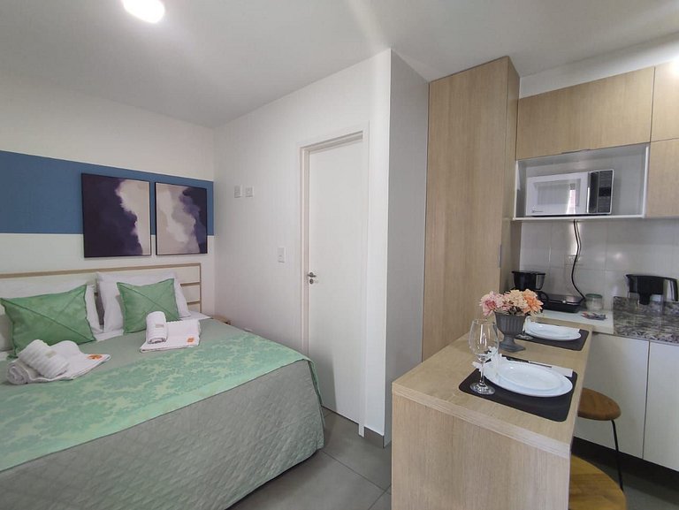 Studio compacto perto da Av. Paulista