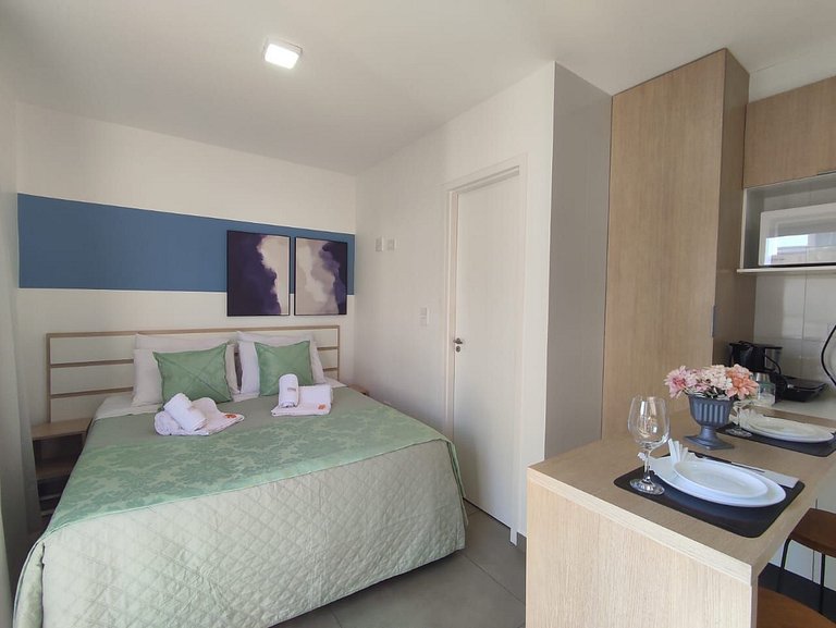 Studio compacto perto da Av. Paulista