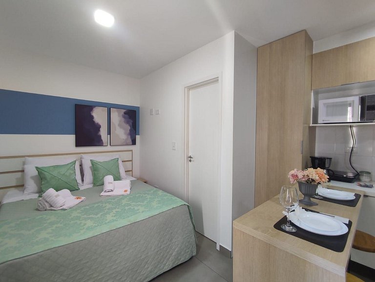 Studio compacto perto da Av. Paulista